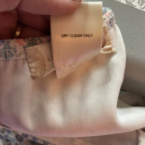 Alter'D State Floral Dress Off Shoulder Lined W/Faux Wrap Dress M - Picture 6 of 7